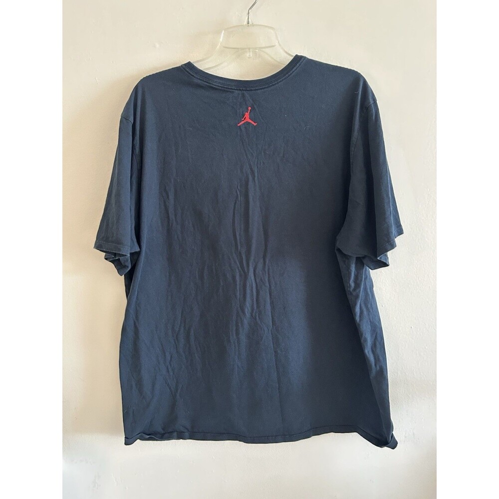 MICHAEL JORDAN Air Jordan T-Shirt BLK / WHT / RED Size XXL - Picture 5 of 9